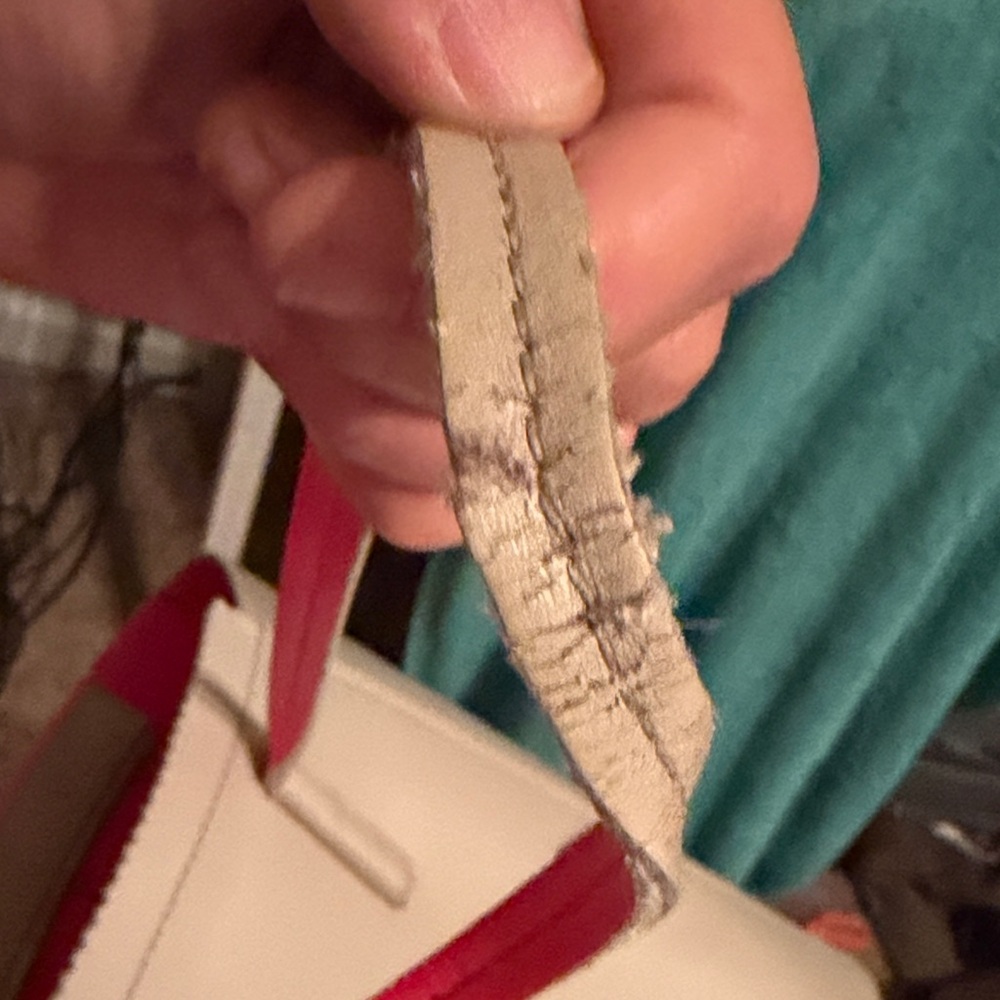 kate spade Taupe Tote with Pink Accent Charm - Picture 6 of 6